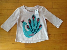 Gymboree Baby Girl Peacock Shirt 6 -12 Months Nwt - $14.84
