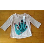 GYMBOREE Baby Girl Peacock Shirt  6 -12 Months  NWT - £11.65 GBP