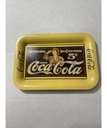 Vintage Coca Cola Coke Brand 4.5 in X 6.5 in Metal Trays Circa 1989 - €12,86 EUR