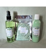 Tropical Dreams Key Lime Pie Handmade Gift Set Bath Salts, Lotion, Body Spray - $13.25