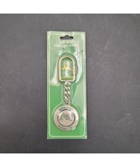 Metal John Deere JD Tractor Model B Collectible Key Chain 4&quot; Long - $12.37