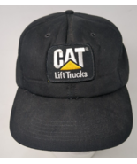 Cat Lift Trucks Patch Baseball Hat Cap Snapback Made In USA Caterpillar ... - £19.46 GBP