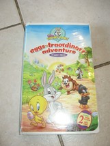 Bébé Looney Tunes Eggstraordinary Adventure Premier Film VHS 2003 Clapet - $19.41