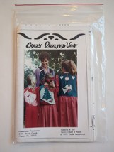 Crazy Quilted Vests Homespun Treasures Sewing Pattern 801 Child Adult 1991 XS-L - £11.15 GBP