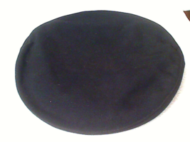 Almost New US Navy Bancroft Black Wool Visor Hat Cover Size 7 1/8 Partly Named - £4.78 GBP