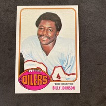1976 Topps Football Card #223 Billy Johnson RC Houston Oilers EX - £15.59 GBP