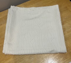 JCPenney Home Embroidered Shower Curtain Fabric Leave Vine Garden Cream - $464.39 MXN