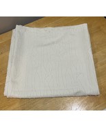 JCPenney Home Embroidered Shower Curtain Fabric Leave Vine Garden Cream - $456.30 MXN