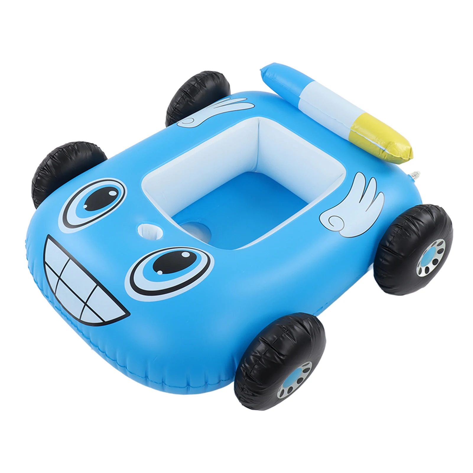 Summer Inflatable Pool Float with Water Cartoon Car Shaped Swim Float Boat - £32.77 GBP