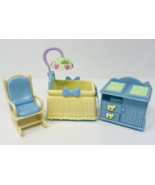 Lot Fisher Price Loving Family Dollhouse Premium Baby Nursery Room Furni... - $474.99 MXN