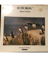 Vintage 80&#39;s Audubon Common Puffins Jigsaw Puzzle, 500 Plus Pieces, New,... - $23.36