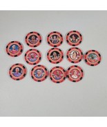 NBA Poker Chip Lot Red Iverson Marion Jameson 2005-2006 See Below - £35.35 GBP