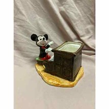 Vintage Disney Mickey Mouse Planter Ceramic Made In Japan - £27.25 GBP