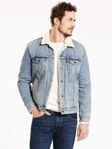 NWT men's small Levi's Premium Type 3 Sherpa Trucker Jacket Blue 163650044 - $75.99 NWT men's small Levi's Premium Type 3 Sherpa Trucker Jacket Blue 163650044 - $75.99