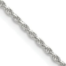 Sterling Silver 1.5mm Diamond-cut Rope Chain - £29.28 GBP