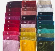 Silk Velvet Scrap/Remnant/Ribbon 6x44&quot;, 8x44&quot;, 10x44&quot; for Craft fabric s... - $15.11 CAD+