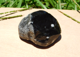 Snowflake Obsidian Natural Rough Volcanic Glass for Lapidary Spalling Me... - $16.00