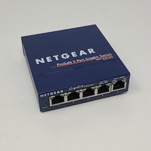 NetGear ProSafe GS105 v2 Blue Wall-Mount 5Port Gigabit Ethernet Unmanaged Switch - £15.79 GBP