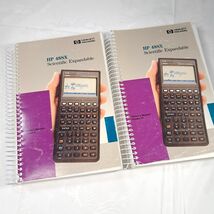 HP 48SX Scientific Expandable Owner’s Manual book set Volume 1 &amp; 2 i ii ... - $46.00