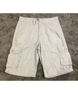 SouthPole Cargo Shorts Mens 34 Gray Baggy Y2K Hip Hop Grunge Utility Poc... - $22.28