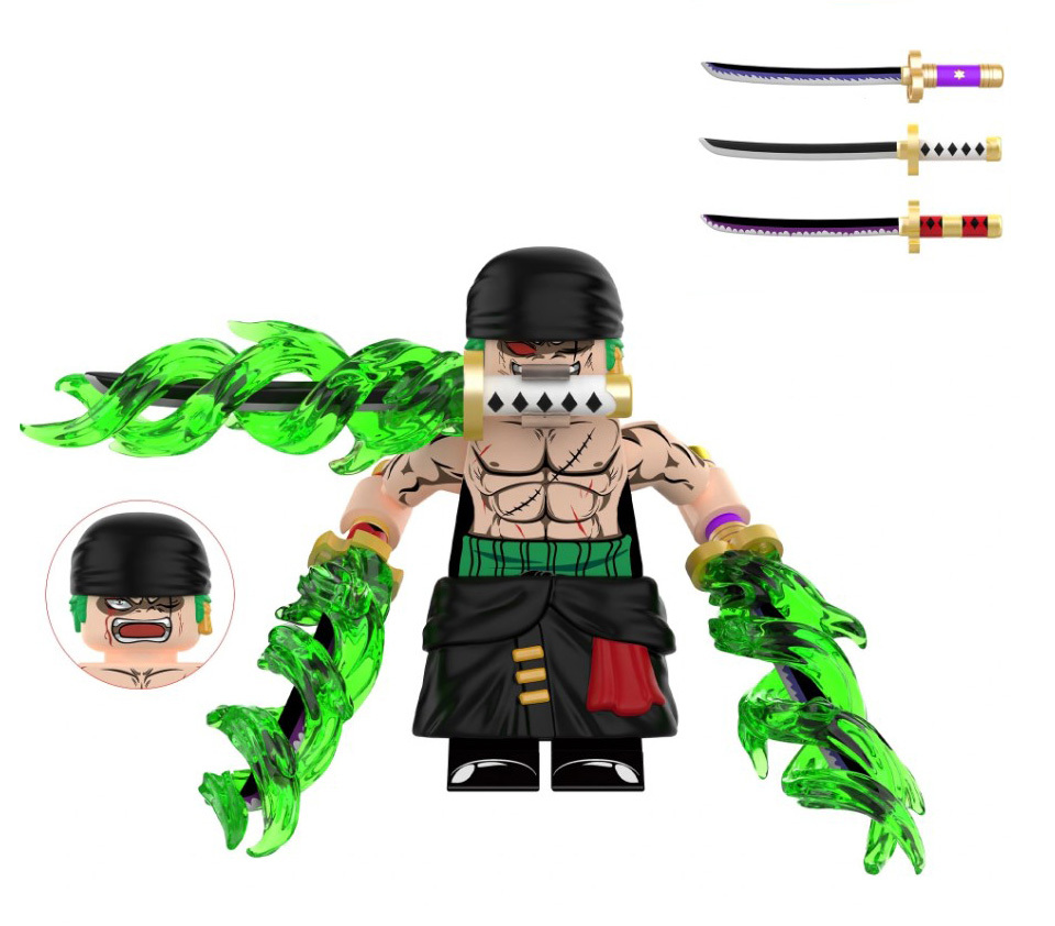 Minifigure Roronoa Zoro V2 One Piece Cartoon Tv Show Anime US Seller - $7.98
