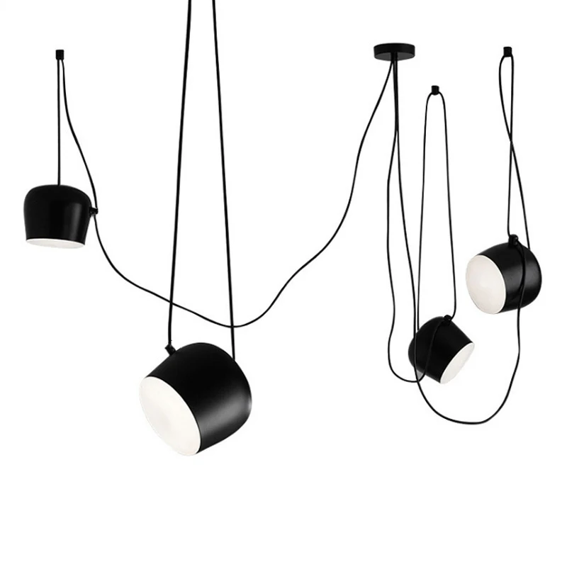 Modern Drum Pendant Lamp Ceiling LED Hanglamp Spider Industrial Pendant Lights - £36.25 GBP+