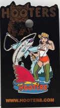 Fredericksburg, Va - Hooters Waitress Girl Fly Fishing RIVER/LAKE Fish Lapel Pin - £14.38 GBP