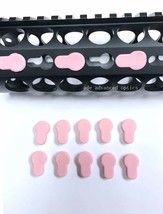 Pack 30! PINK!  Rubber Insert Protector Cover for KeyMod Rail  key mod - £11.64 GBP