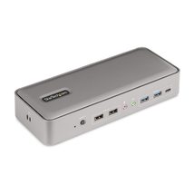 StarTech.com Dual-Laptop USB-C KVM Docking Station, Dual Monitor 4K 60Hz Display - £322.32 GBP