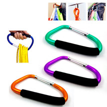 Jumbo 8&quot; Carabiner Hook Max Force Extra Large Spring Snap Hook Cushion G... - $32.99