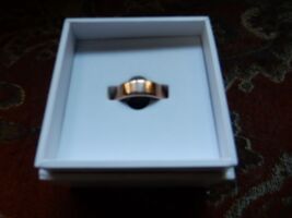 Waterproof Sport Smart Ring &amp; Health Tracker - Size 10 - Gold - $16.24