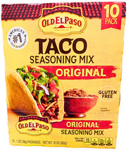 Old El Paso Original Taco Seasoning Mix 10 x 1 oz Count EXP 08/2026 - $15.10