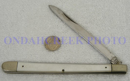 Vintage Sabre Stainless Japan Melon Folding Pocket Knife - £9.56 GBP
