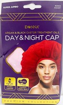 Donna Argan &amp; Black Castor Treatment Oil Day And Night Cap Super Jumbo Pink - £7.78 GBP