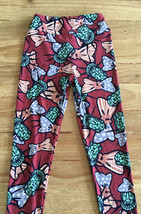 Lularoe 4th of July Tween LEGGINGS Red Bow Ties Statue Of Liberty Stretc... - £15.18 GBP