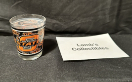 Oklahoma State University OSU black and orange 2&quot; Shot Glass nightcap so... - £12.50 GBP