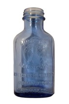 VTG Blue Milk Of Magnesia Bottle Chas H Phillips Chemical Co. Glenbrook Conn EUC - £10.40 GBP