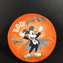 pottery barn kids halloween plate Disney Mickey mouse vampire - $17.94