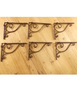 6 Antique Style Shelf Brace Wall Bracket Cast Iron Brackets Corbels Plan... - $68.68 CAD