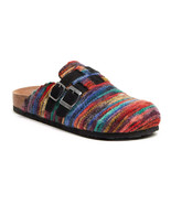 Rocket Dog Abel Multi Color Mules Striped Women&#39;s Sz 9 Adjustable Slip O... - $69.28 CAD