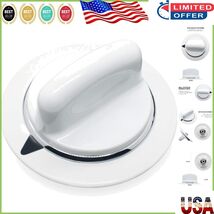 Unbreakable White Dryer Timer Knob with Metal Ring - Fits G-E &amp; Hot-poin... - $23.90 CAD