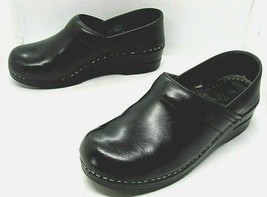 Womens Dansko Professional Cabrio Clogs Shoes Size 37 / US 6.5-7 Classic Black - £30.01 GBP