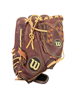 LH Wilson A800 Optima 12.5&quot; Travel Baseball Glove Left Hand Throw Brown ... - £61.91 GBP