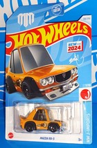 Hot Wheels New For 2024 HW J-Imports #156 Mad Mike Mazda RX-3 Orange Tooned - $3.00
