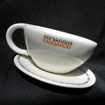 Max Brenner Kangaroo Cup &amp; Saucer Set Coffee Hot Cocoa Rare Iris Zohar - $15.57