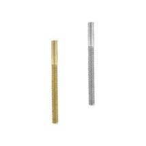 10k Solid Gold Screw Threaded Earring 9.5mm Post White or Yellow Price f... - £11.86 GBP