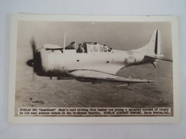 Douglas SBD Dauntless Dive Bomber WW2 Airplane Aircraft RPPC Postcard - £5.62 GBP