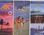 3 American Trans Air System Timetables 1997 25th Anniversary 1998 2006 ATA  - $23.76