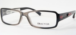 K-ACTOR KV2043 19 Transparent Gris/Noir/Rouge / Gunmetal Lunettes 56-14-... - $96.03