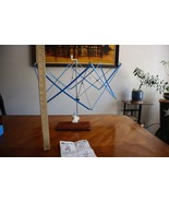 Skein Holder Devidoir With Blue Case Yarn Winder Holder Umbrella Knittin... - $353.39 MXN